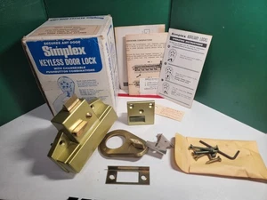 Simplex Pushbutton Keyless Door Lock NL 200 NOS - Picture 1 of 6