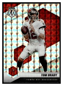 2021 Mosaic Prizm 186 Tom Brady Tampa Bay Buccaneers football card - Picture 1 of 2