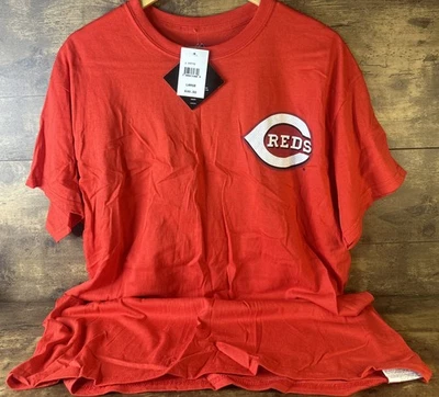 Nueva Camiseta Con Etiqueta Majestic Cincinnati Reds Para Hombre Talla Grande MLB Roja Votto 19 Foto 1 de 4