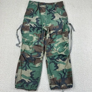 US Army Pants Mens Medium Reg Woodland Camo Military Cold Weather Field Trousers - Picture 1 of 16
