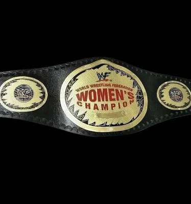World Wrestling Women Championship Title , Replica 2 MM Brass Leather strap Belt - Image 1 of 4
