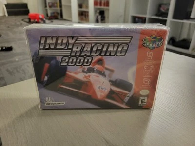 Indy Racing 2000 N64 - Cib - Factory New Sealed - Protector Is Included  - Image 1 of 4