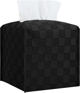 Tissue Box Abdeckung, Tissue Box Halter Quadratisch, Tissue Halter Deko Organizer  - Bild 1 von 8