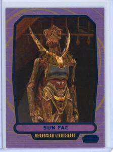 2013 Topps STAR WARS Galactic Files 2 SUN FAC Blue Foil Parallel #026/350 - Foto 1 di 2