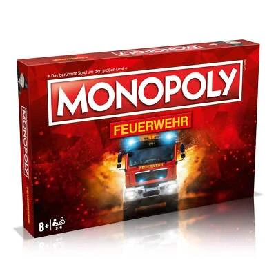 Monopoly Feuerwehr Brettspiel - Bild 1 von 4