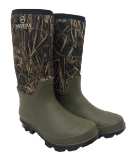 Magellan Men's Outdoors Realtree Camo Hunt Boots Sz 9 Waterproof Slip Resistant - Picture 1 of 11