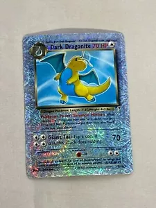 Pokemon Reverse Holo Dark Dragonite Legendary Collection 5/110 - Imagen 1 de 5