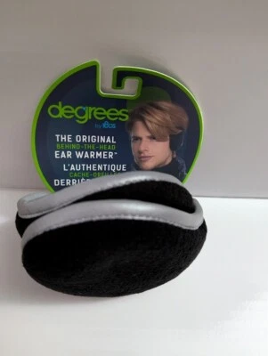 Nuevo calentador/manguitos de oreja Degrees by 180s polar detrás de la cabeza para hombre negro Foto 1 de 4