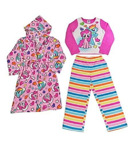 Girls My Little Pony Plush Bathrobe & Fleece Pajama Set - Image 1 of 1