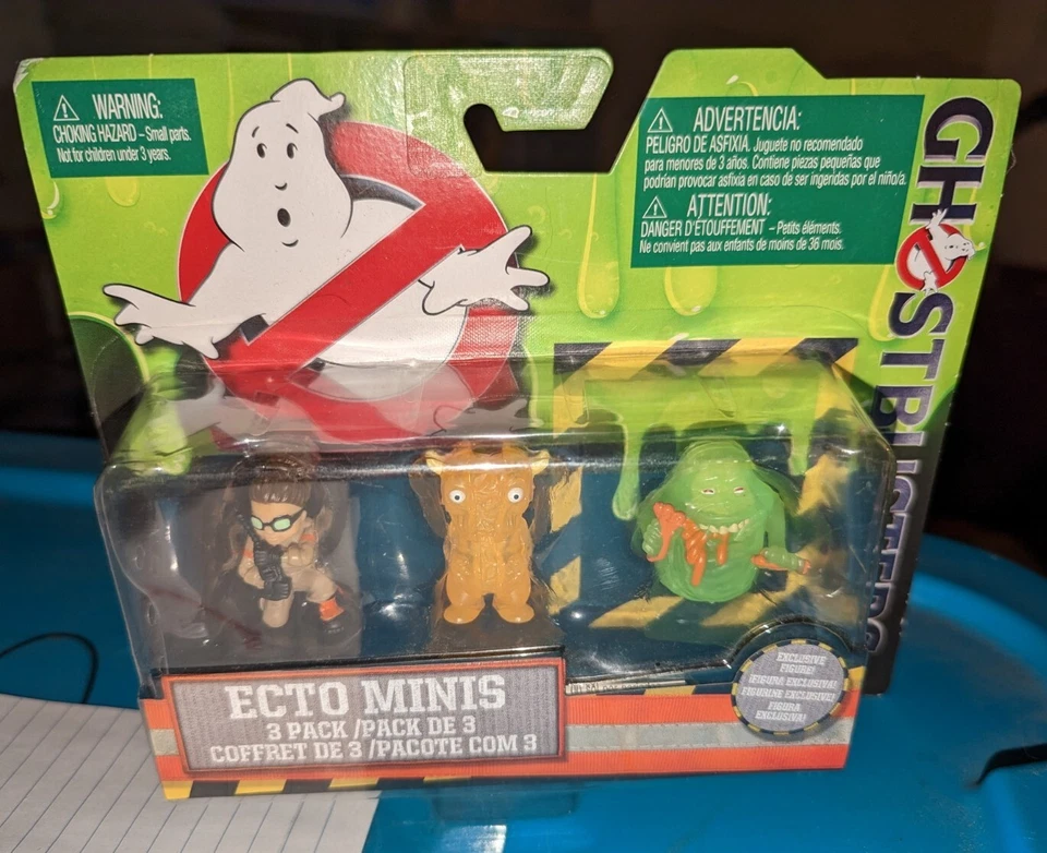 Ghostbusters Ecto Minis Figures 3 Pack Abby Slimer Hot Dog Splitting Ghost