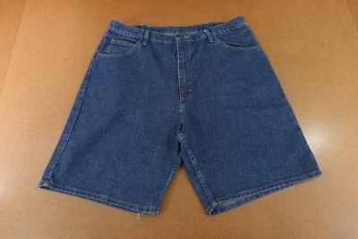 Wrangler мужской размер 40 расслабленный крой темно стирка джинсовой ткани 5 карманов 9» внутренний шов джинсовые шорты - Изображение 1 из 4