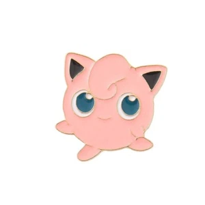 JIGGLYPUFF PIN Pokemon #039 Normal/Fairy Anime Enamel Lapel Brooch - Picture 1 of 2