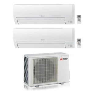 MITSUBISHI CLIMATIZZATORE INVERTER A++ DUAL SPLIT SMART 9+9 MXZ-2HA40VF R32 - Foto 1 di 1