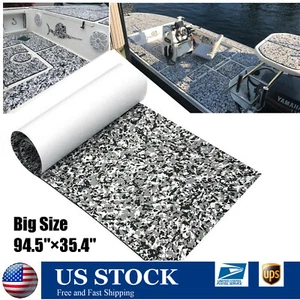 Camo EVA Foam Boat Flooring Teak Decking Deck Mat 7.8 ft Marine Carpet Revamp - Picture 1 of 20