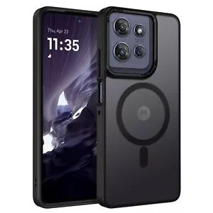 Custodia protettiva opaca antiurto magnetica per Motorola Moto G Power 5G 2025 - Foto 1 di 8