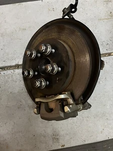 Hub Assembly, Brake Rotor, Caliper Bracket 17-22 Toyota Prius Prime Rear Driver - Picture 1 of 4