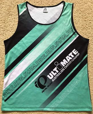 H161 New Pearl Izumi Triathlon Tri Ultimate Australia Championship Singlet Men L - Image 1 of 4