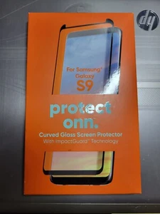 Protecteur d'écran en verre incurvé Protect Onn Samsung S9 neuf scellé en usine - Photo 1 sur 2
