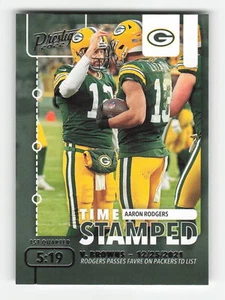 2022 Panini Prestige #TS-2 Aaron Rodgers Time Stamped - Picture 1 of 2