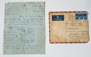 Fleetwood Mac hand Written & Fully SIGNED Letter 1968 Era Members RARE JSA LOA - Picture 1 of 5