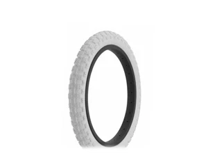 TIRE 16 X 2.125 WHITE /WHITE SIDE WALL COMP 3 STYLE BICYCLE TIRE BIKE - Picture 1 of 1