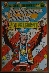 THE STAINLESS STEEL RAT  # 5 : NEAR MINT-: FEBRUARY 1986 : EAGLE COMICS. - Picture 1 of 4