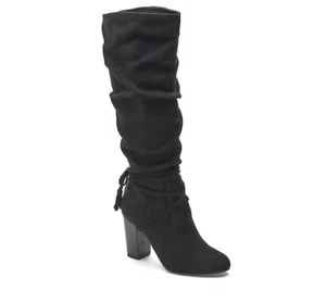 Candie's Stil Wildleder zum Überziehen kniehoch lässig elegante Stiefel UVP 79,99 $ Größe: 10 - Bild 1 von 8