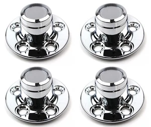 Ford Falcon AU BA BF FG FGX CHROME Interceptor Centre Caps Set of 4 - Picture 1 of 1