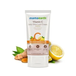 Mamaearth Vitamin C Daily Glow Lumi Cream | For Moisturized Glow | 30 Gram