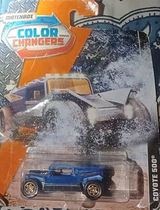 Matchbox 2016 Color Changers Coyote 500 Blue 1:64 Scale Diecast Basic Car - Picture 1 of 1