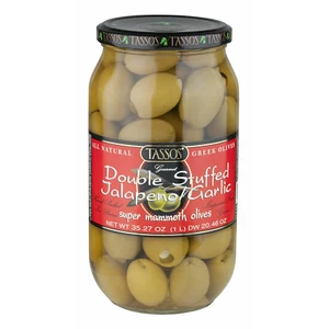 Double Stuffed Jalapeno and Garlic Olives, 1 Liter (Pack of 2) - Picture 1 of 1
