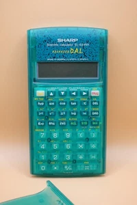 SHARP Scientific Flip Over Calculator EL-531RH TRANSPARENT GREEN - RARE - Picture 1 of 5