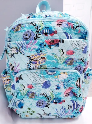 Mochila GRANDE Vera Bradley Antilles Treasure Essential EXACTA NUEVA CON ETIQUETAS Foto 1 de 4