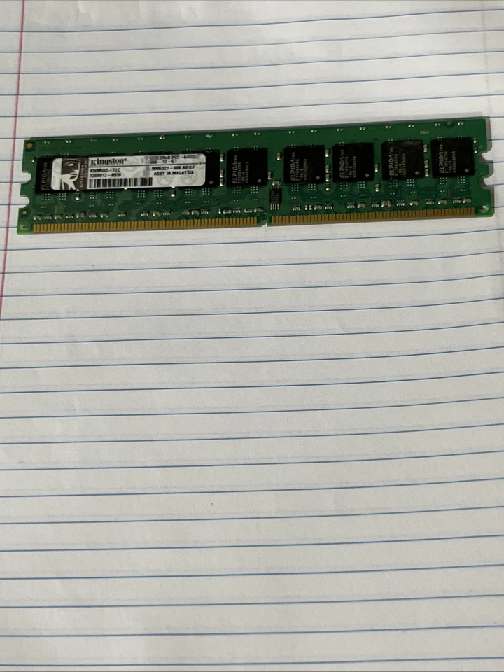 Kingston 2GB DDR2-667 PC2-5300 Desktop RAM Module - Image 1 of 1