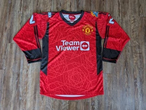 Orlando Junior Solar Bears Manchester United Hockey Jersey Reversible Youth L/XL - Picture 1 of 9