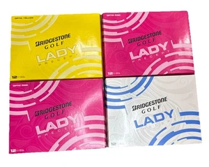 Bridgestone Lady Precept Optic Pink Yellow White Golf Balls 42 Balls Total READ - Picture 1 of 3