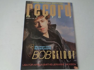 RECORD MIRROR - MARCH 23rd, 1985 - BOB GELDOF, MADONNA, MAXI PRIEST - Image 1 of 4