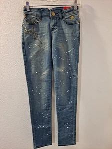 Vintage Apple Bottoms Queen of the Nile Nieten filigran Jeans Damen 1/2 Neu mit Etikett Y2K - Bild 1 von 16
