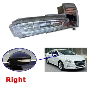 Clear LED Wing Door Mirror Indicator Drivers Side Fit For Citroen C4 Picasso - Picture 1 of 8