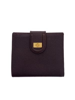 Cartera plegable de cuero para mujer BALLY (marrón) Foto 1 de 4