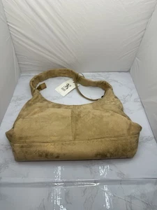 Hobo International Astrid Hobo Astrid Schultertasche Wildleder Gold Kaschmir *SAUBER - Bild 1 von 15