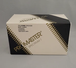 Promaster Spectrum 7 Macro Zoom Lens 70-210MM F4.5-5.6 KPR#3803 + 49mm UV Filter - Picture 1 of 14