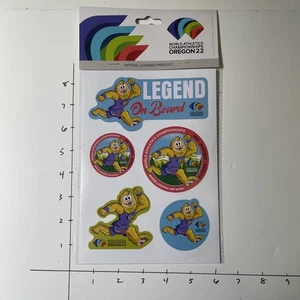 Paquete de pegatinas Eugene Oregon 2022 Campeonato Mundial de Atletismo - Imagen 1 de 1