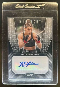 2024 Topps Midnight UFC Mackenzie Dern Glimmer Graphs Auto Moon Beam #/49 - Foto 1 di 2
