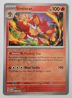 Simisear 021/182 Sv04: Paradox Rift Reverse Holo NM - Image 1 of 2