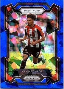 2023-24 EPL Prizm #140 Kevin Schade Blue Cracked Ice #/75 - Picture 1 of 2