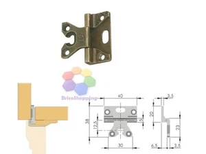 Scharnier LF bis LF LOW Hals BRONZE Scharniere Antiquitäten H8 40 X 38 - Bild 1 von 1