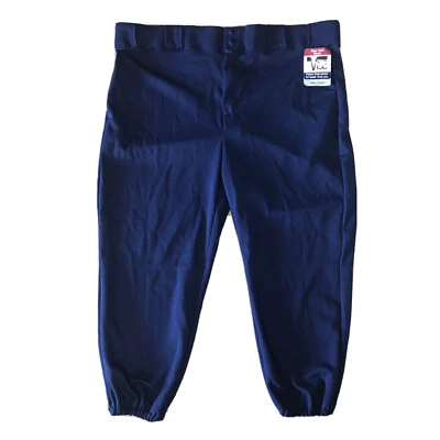 NOVA Calça de Beisebol Vintage Deadstock Anos 80 BIKE Azul Marinho Masculina XXL Visa Old School - Imagem 1 de 4