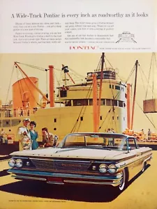 Pontiac Bonneville 1960 vintage. Hermoso anuncio impreso. - Imagen 1 de 1