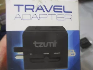 Tzumi Dual USB and USB-C Travel Adapter NEW - OPEN BOX - SEE PICS - Picture 1 of 10